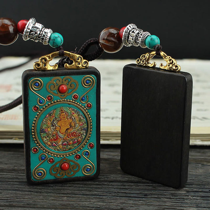 Kette Türkis Anhänger Buddhistische Harmonie