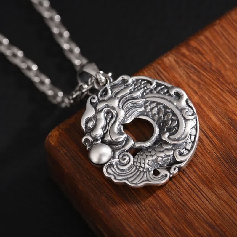 Drachen Anhänger Silber Glanz Eleganz