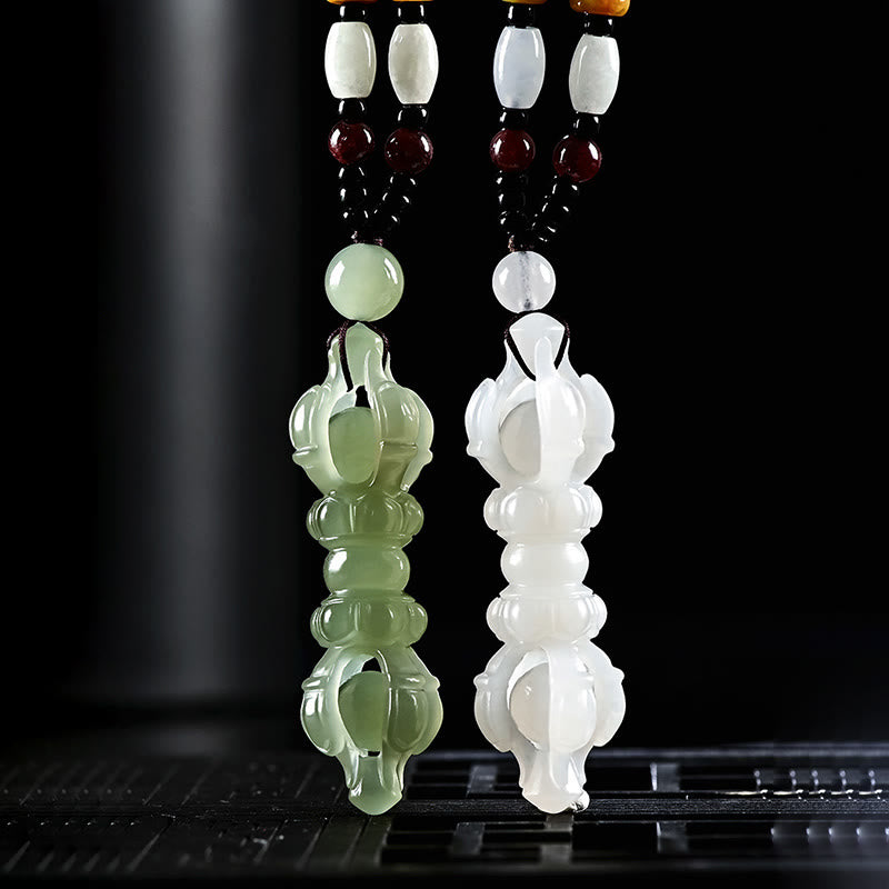 Hetian Jade Anhänger Kette Erfolg Natur Harmonie