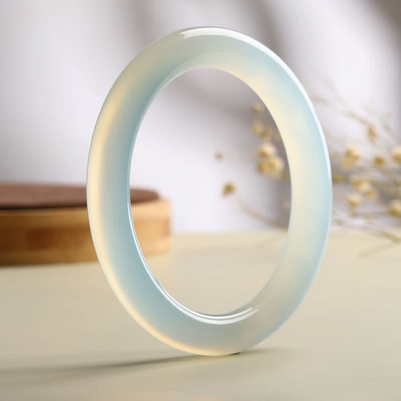 Armband Aquamarin – Segen Energie hellblauer Naturstein glänzend elegant
