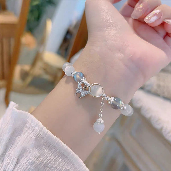 Armband Mondstein Katzenauge - Schutz Support
