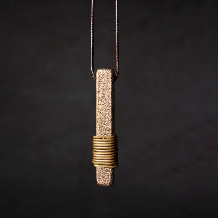 Anhänger, Kette, Kupfer, Buddha, Wohlstand