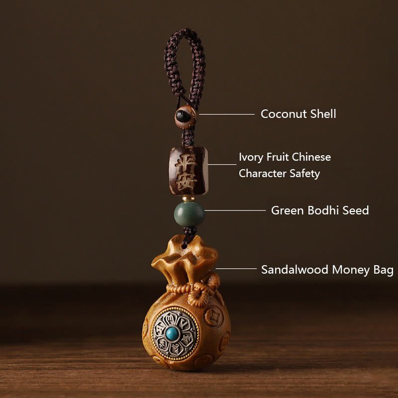 Armband Sandelholz Om Mani Padme Hum – Schutz Energie