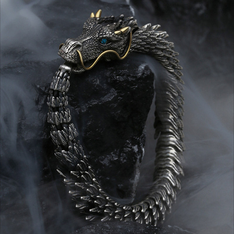 Armband Nordischer Drache Amulett - Glück & Schutz