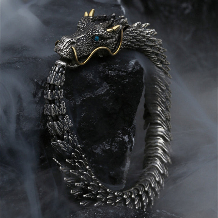 Armband Nordischer Drache Amulett - Glück & Schutz