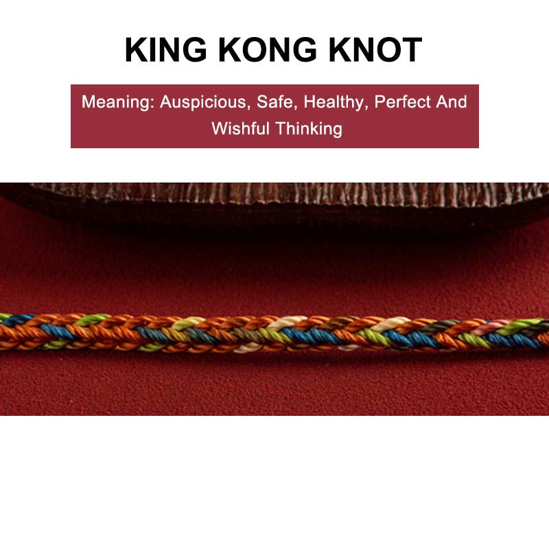 Armband Bunt Geflochten - Glück & Gesundheit