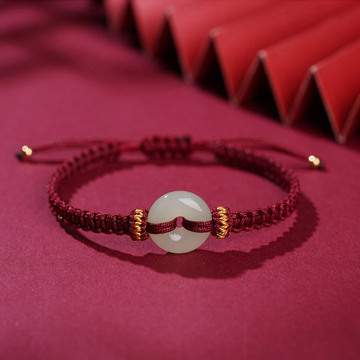 Armband Jade Abundance - Geflochten