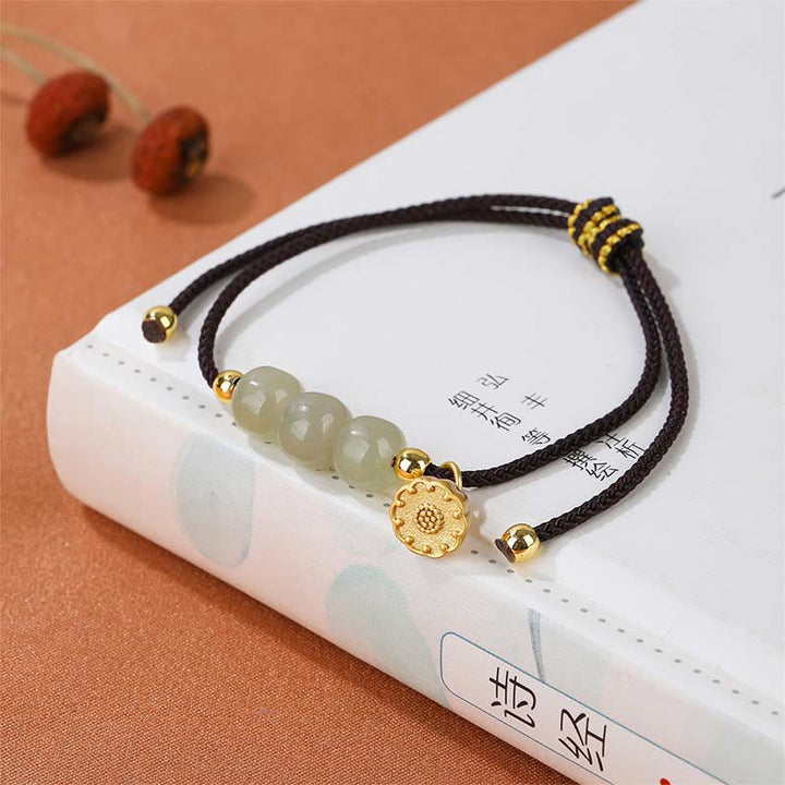 Armband Jade Lotus – Glück & Wohlstand & Energie – Bild 6