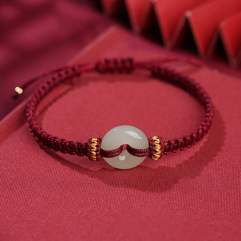 Armband Jade Abundance - Geflochten