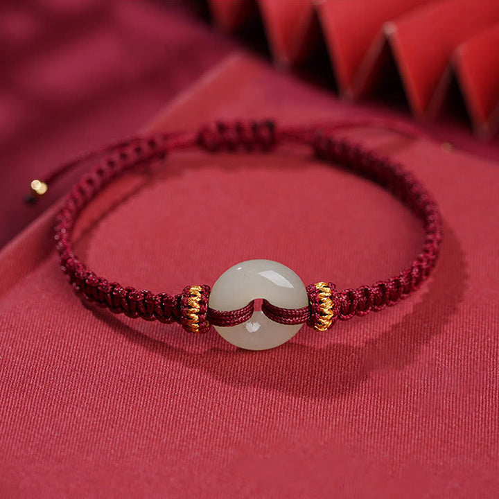 Armband Jade Abundance - Geflochten