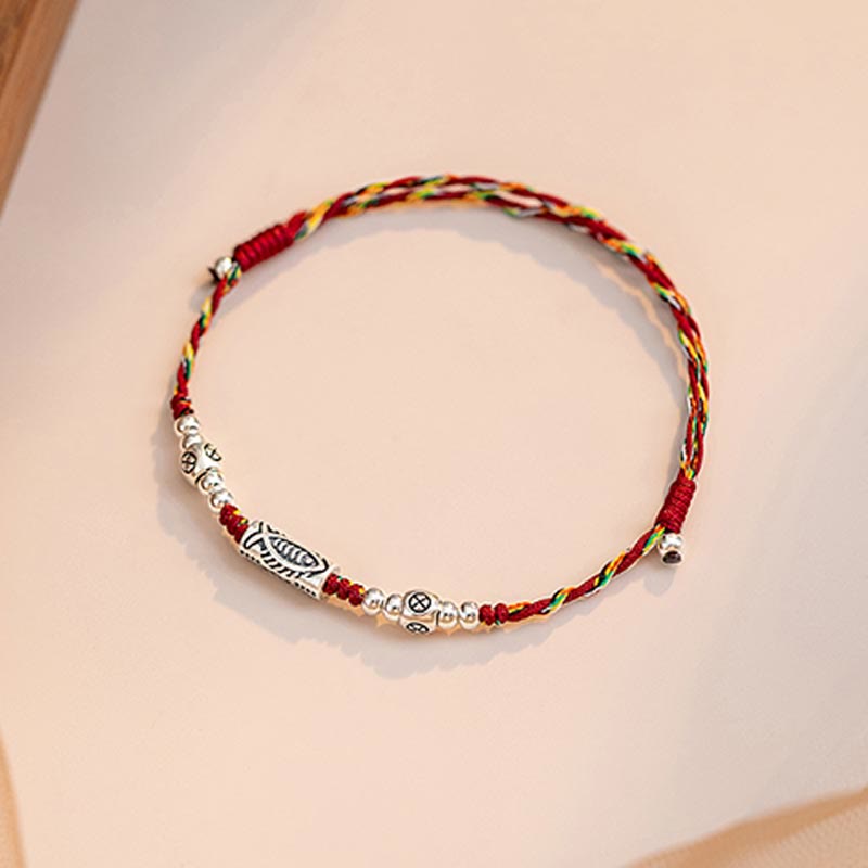 Armband Fußkette Silber Koi Fisch – Glück & Ausdauer