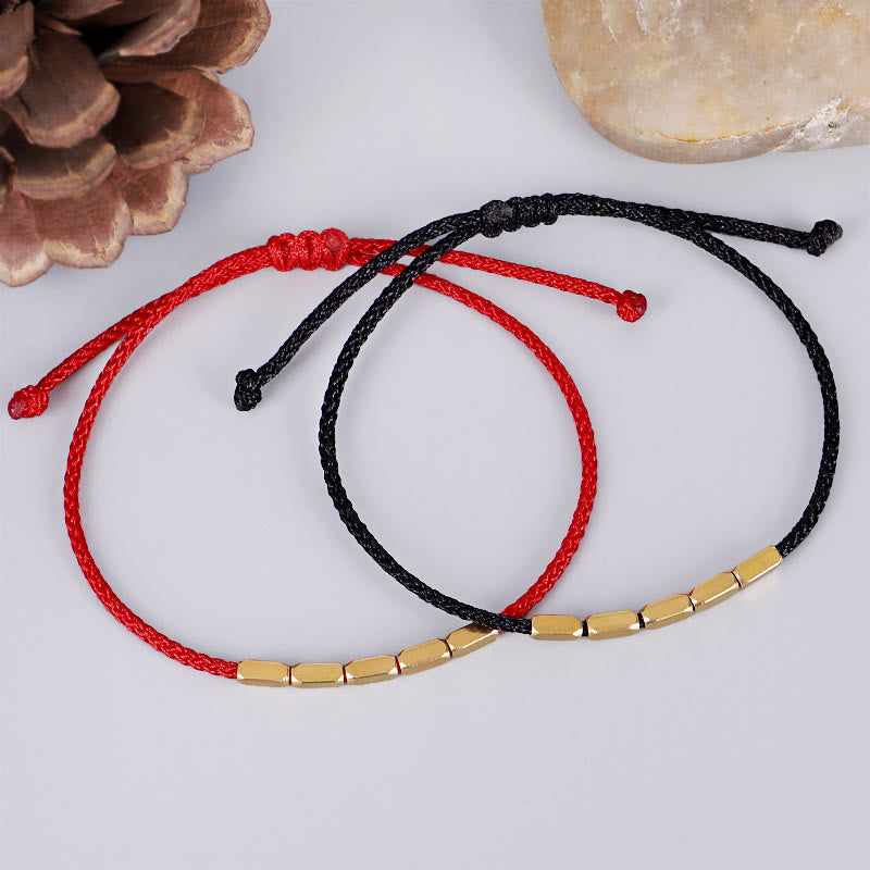 Rote und schwarze Armbänder Kupfer Schutz elastisch Handgelenk.