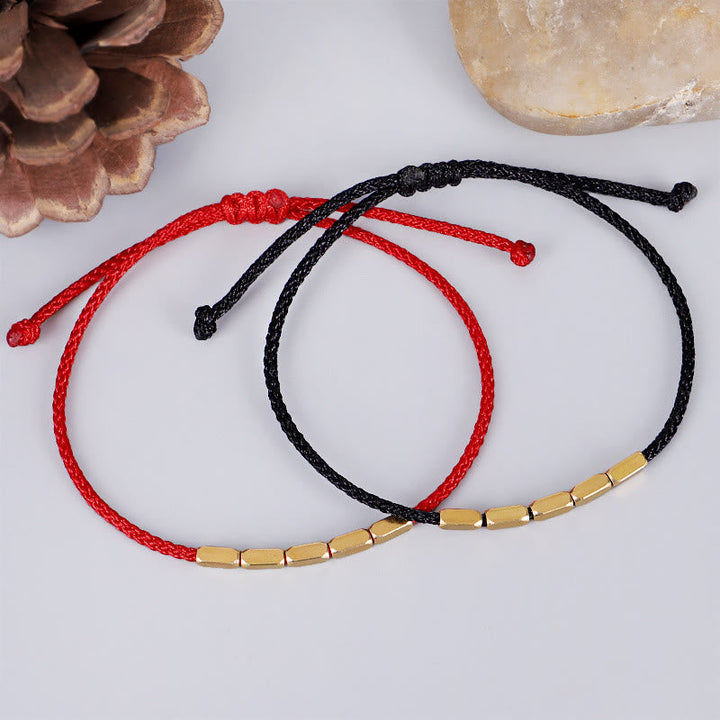 Rote und schwarze Armbänder Kupfer Schutz elastisch Handgelenk.