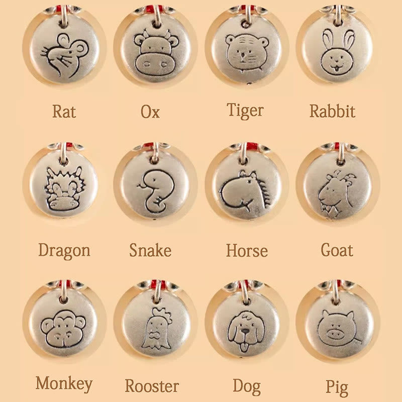 Armband 925 Silber Chinesisches Tierkreis – Glück Harmonie