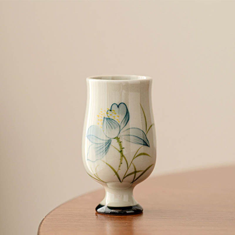 Teetasse Design Lotus Blume Keramik Klein