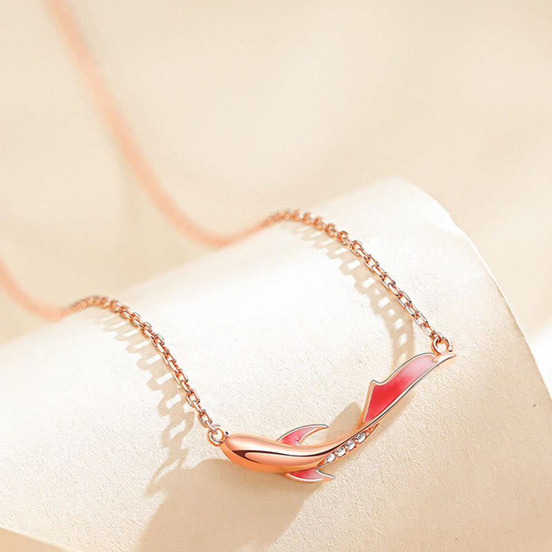Koi-Fisch Kette Schmuck elegant Glück