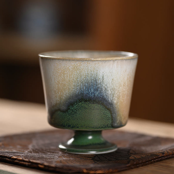Porzellan Teetasse Ofenwandlung Vintage Kung Fu Klein