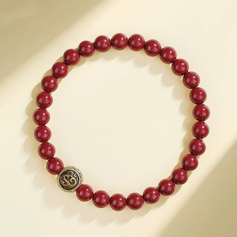 Armband 925 Silber Zinnober – Segen & Energie