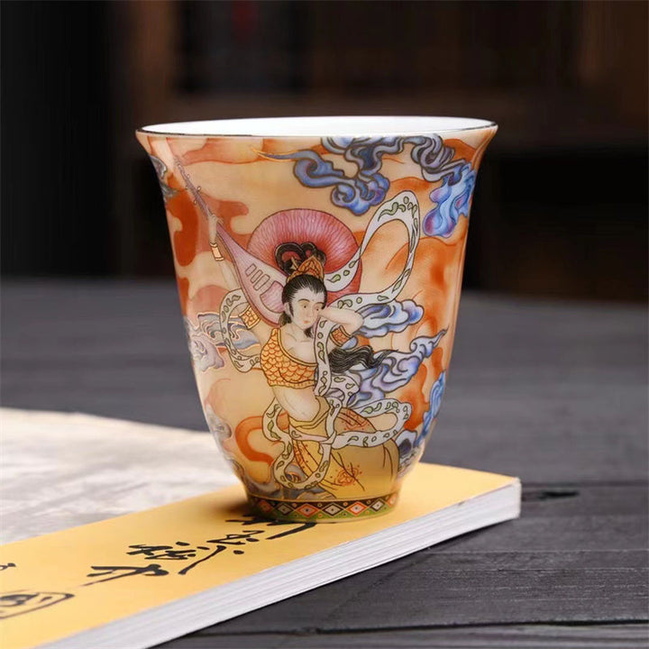 Teebecher Fliegende Apsara Dunhuang Keramik Dunhuang Fliegende Apsara 100ml