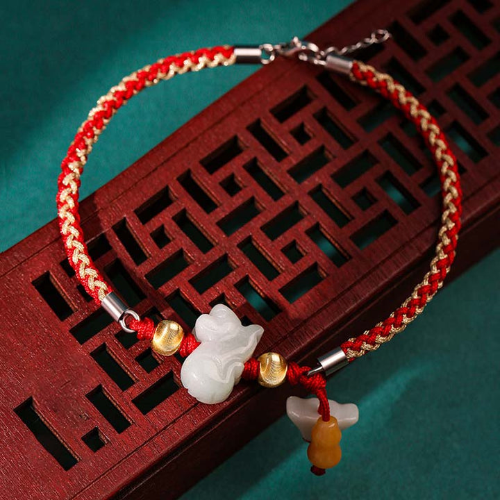 Armband Jade Chinesisches Tierkreis – Wohlstand Energie