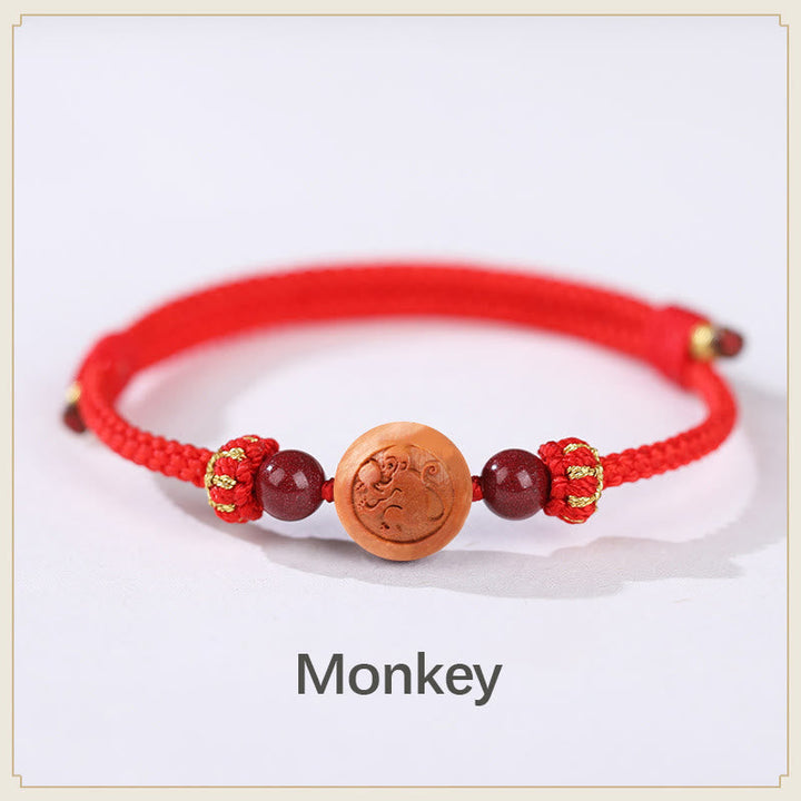 Armband Zinnober Chinesisches Tierkreis – Wohlstand – Bild 8