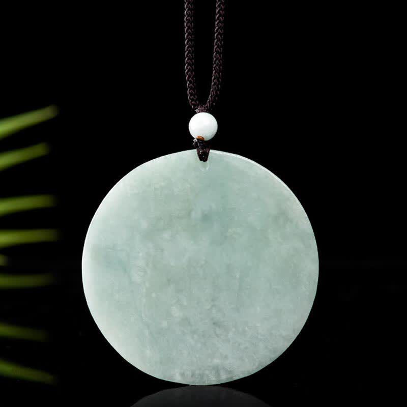 Jade Kette Ball Anhänger Grün