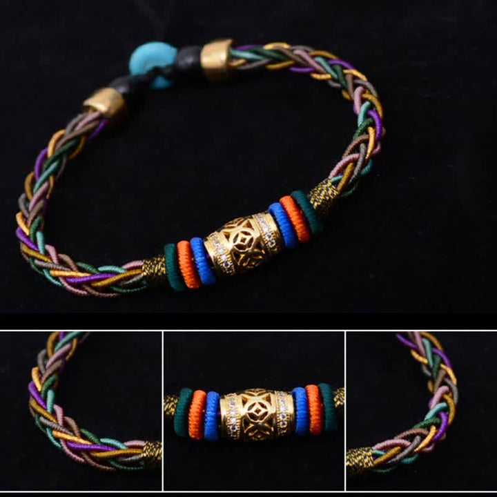 Armband Tibetisches Achtfaden-Knoten Glück