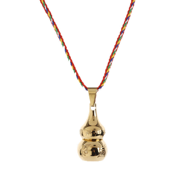 Kette Titanium Gold Kalebasse Tibet Harmonie
