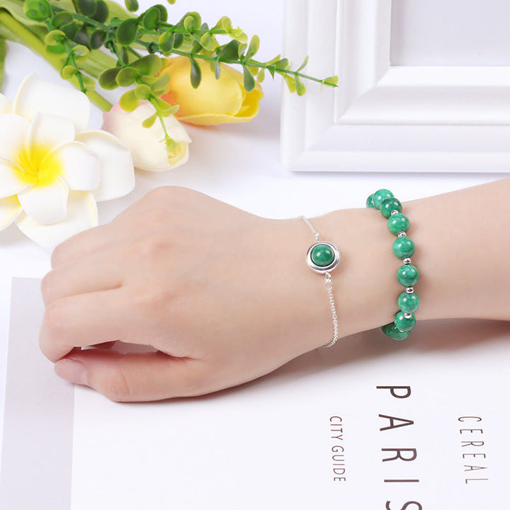 Armband Sonnenstein Rosenquarz Kristall - Positive Energie