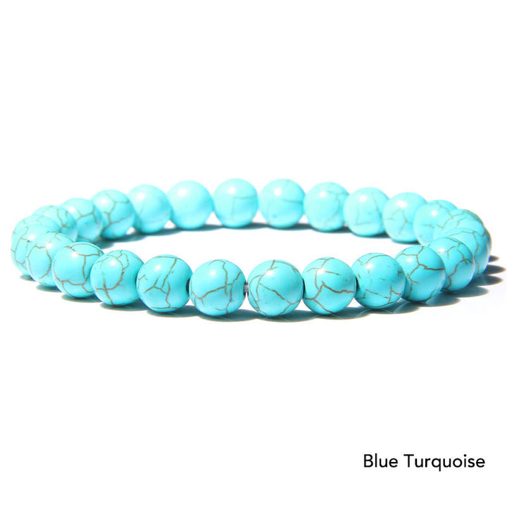 Armband Kristall Achat – Balance türkis Perlen elastisch Schmuck