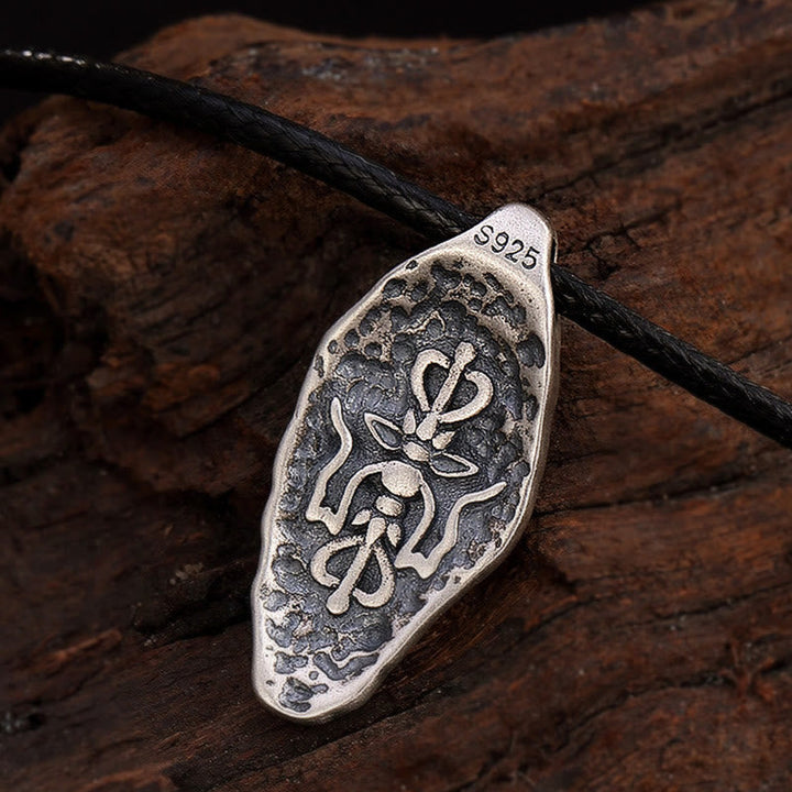 Kette Vajra – Segen – Bild 16 – Silber Vajra Kette Anhänger – Segen Schmuck Naturstein Holz