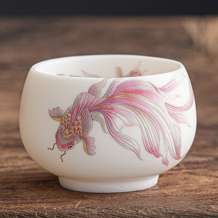 Teetasse Roter Koi-Fisch 200ml