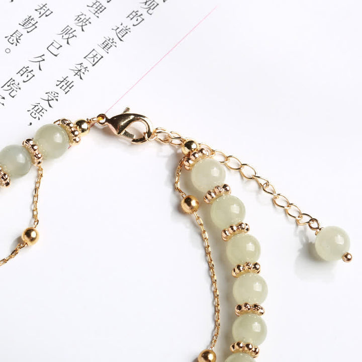 Armband 925 Silber Jade
