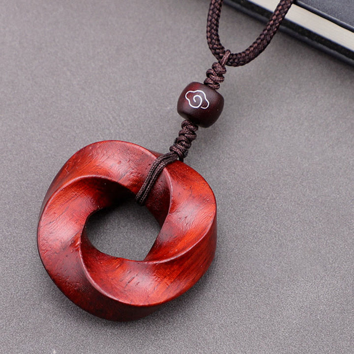 Anhänger Kette Rote Karneol Spirale Symbol