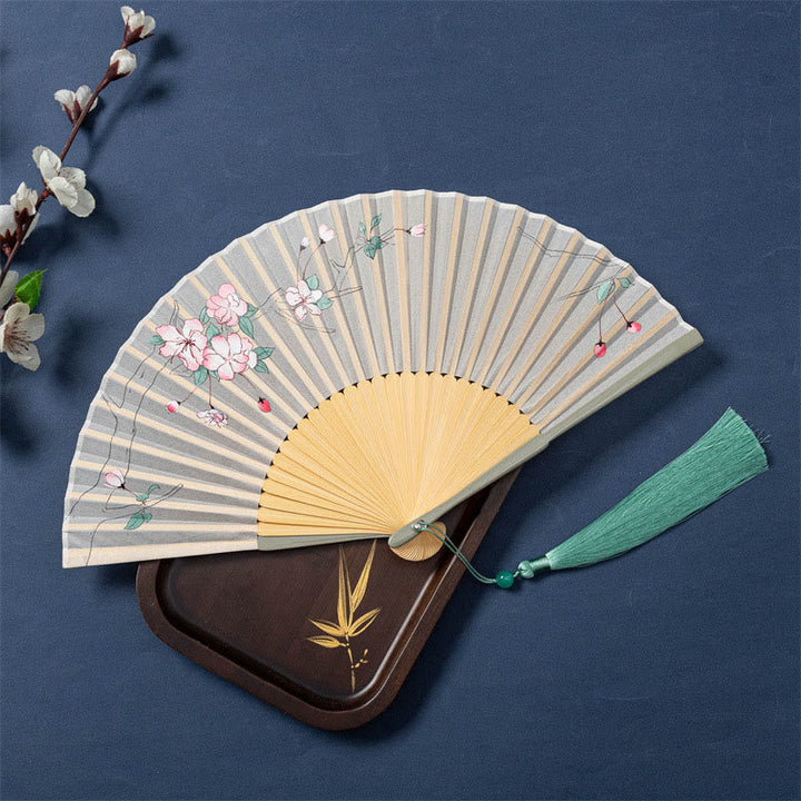 Japanisch Fächer Lotus Begonie Jasmin Beige Begonie / Spezial-Quaste