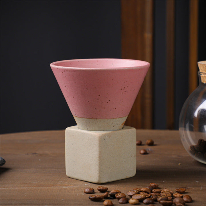 Teetasse Mit Untertasse Vintage Keramik 200ml Rosa