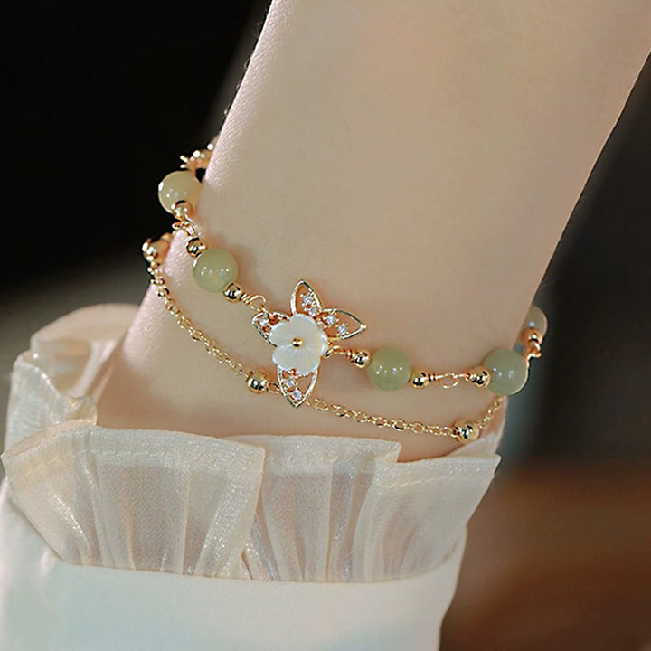 Armband Jade Schmetterling – Glück & Leichtigkeit