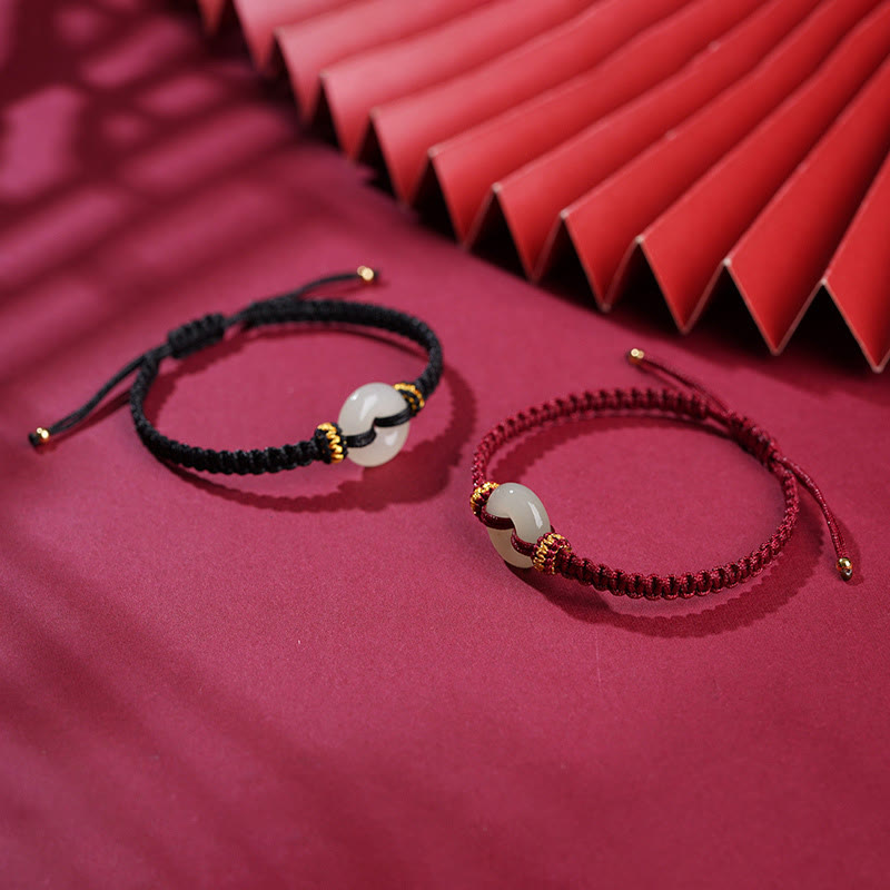 Armband Jade Abundance - Geflochten