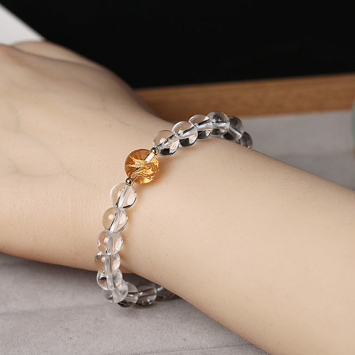 Armband Obsidian Onyx Kristall Drache Stärke Energie