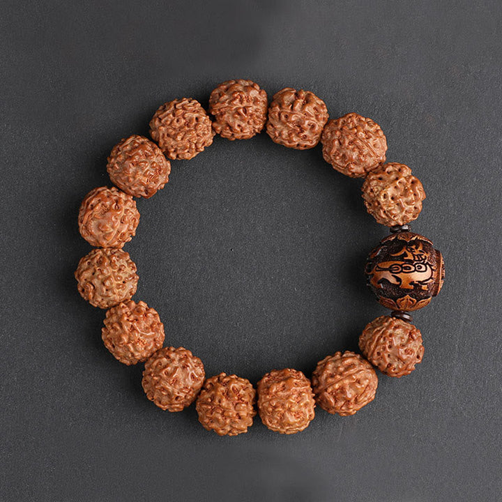 Kupfer Bodhi Pixiu Armband Naturstein elastisch Glück Wohlstand Schmuck