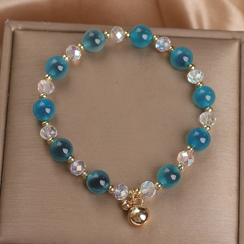 Armband Achat – Heilung & Harmonie mit blauen Steinen und Kristallen