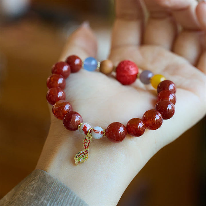 Armband Roter Achat – Frieden & Stärke