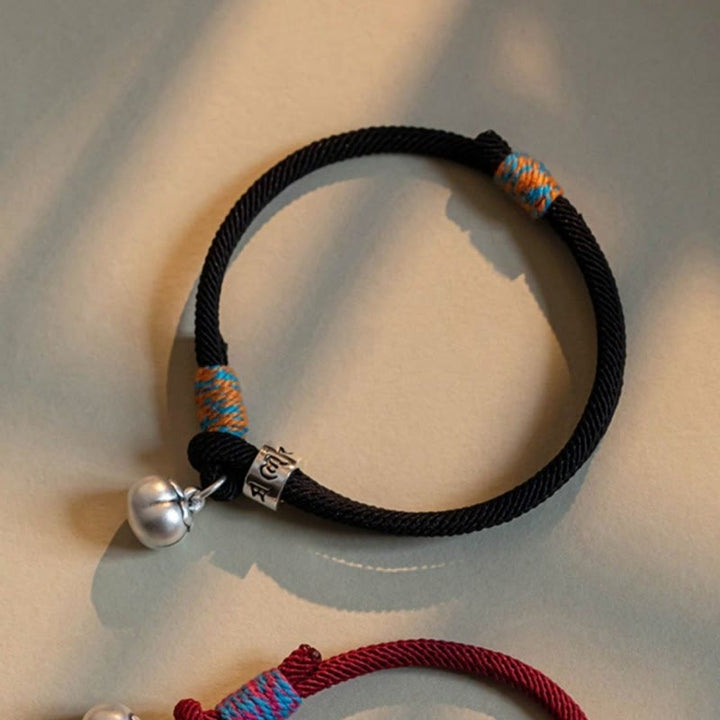 Armband 925 Silber Om Mani Padme Hum – Schutz & Glück & Energie
