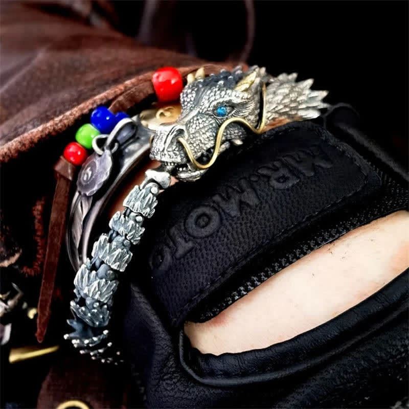 Armband Nordischer Drache Amulett - Glück & Schutz