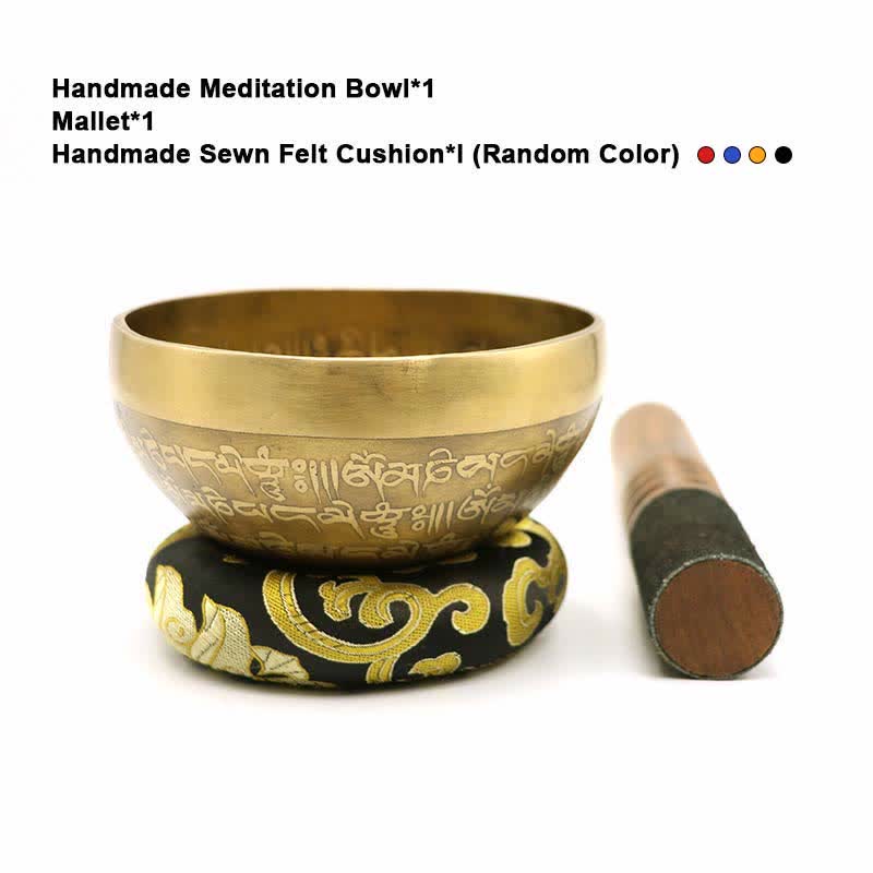 Instrument Klangschale Sutra Heilung Set 14 cm