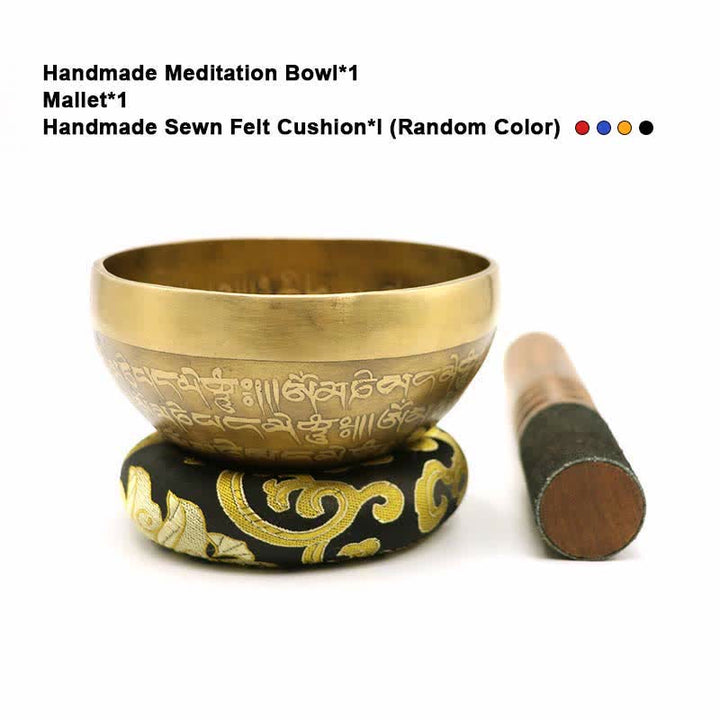 Instrument Klangschale Sutra Heilung Set 14 cm