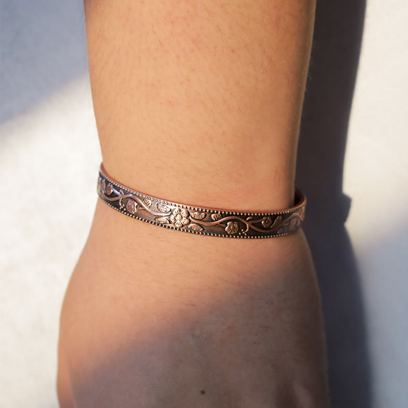Armband Kupfer Magnetisch – Energie am Handgelenk getragen Ornament