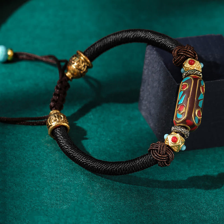 Armband Türkis Om Mani Padme Hum – Stärke – Bild 11