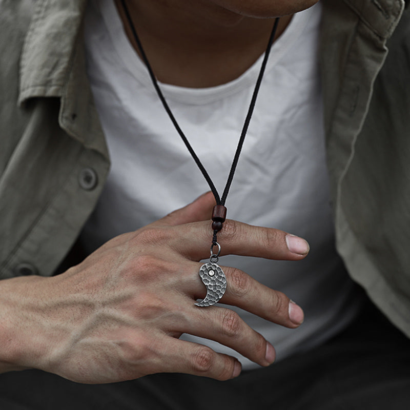 Kette Sterling-Silber Mond Anhänger Schmuck Harmonie