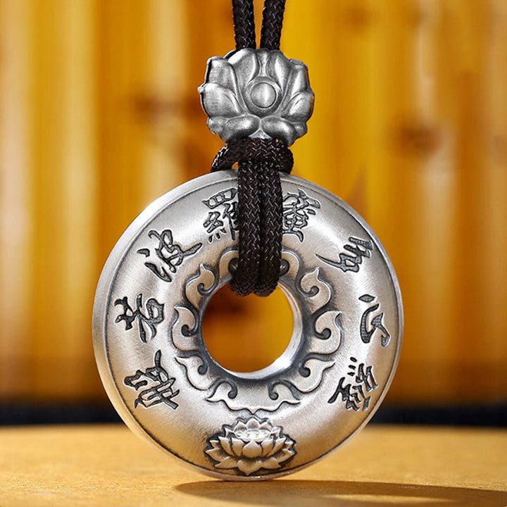 Sterlingsilber Pendant Amulett Meditation Schutz
